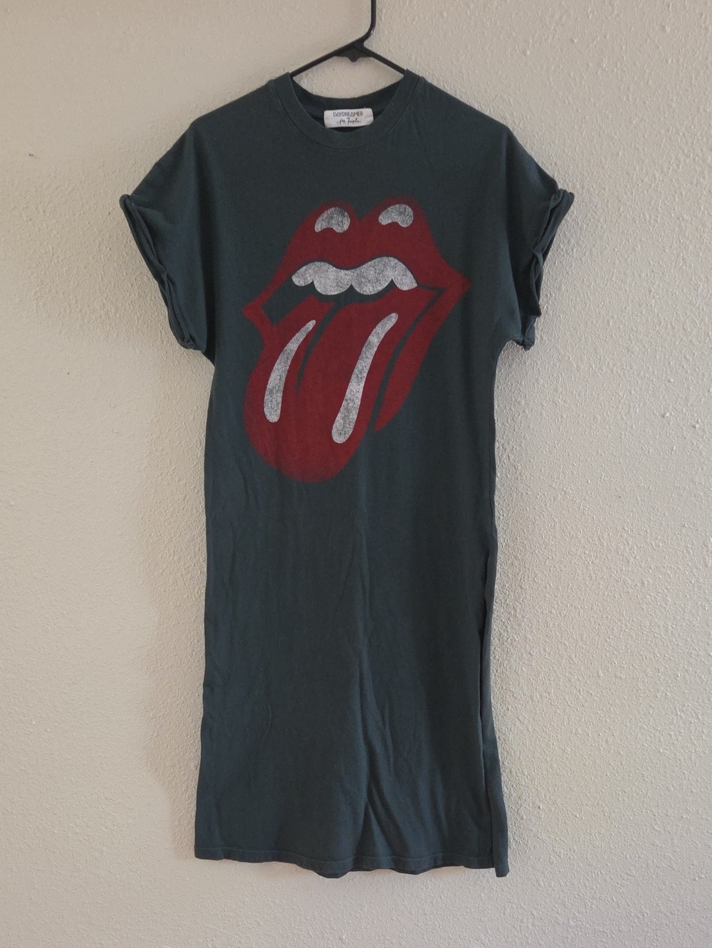 Daydreamer By Free People Rollin Stones 89 Rolled Sleeved Maxi Top